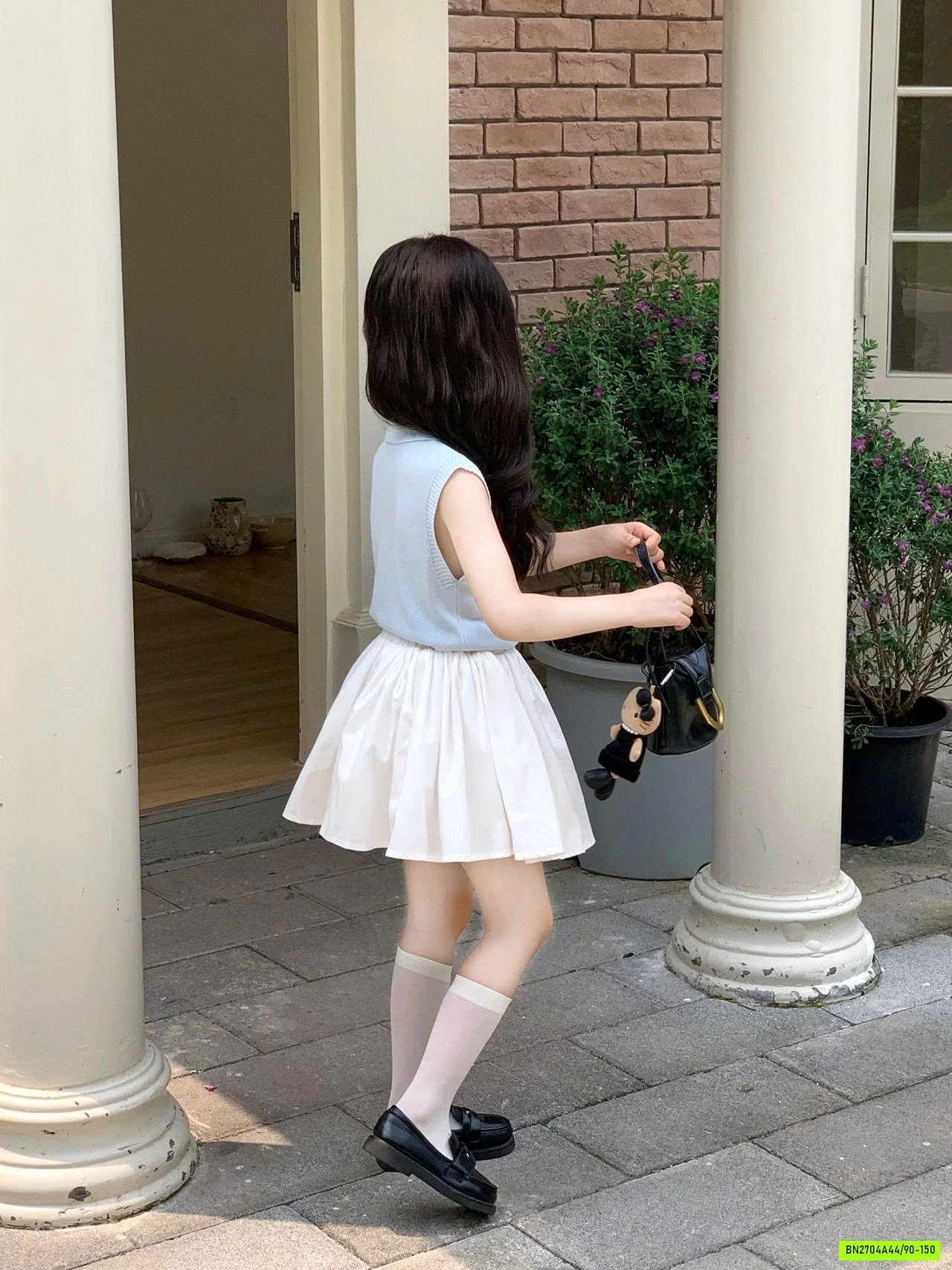 MONTGHI XANH SÁT NÁCH MIX CV TRẮNG