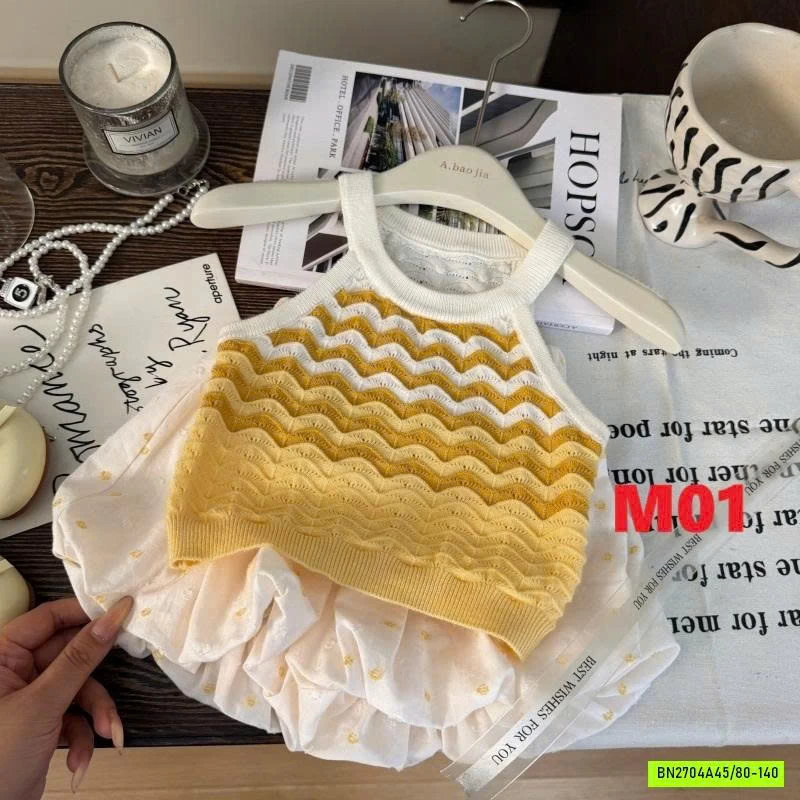 SÉT ÁO YẾM MIX QUẦN BÍ