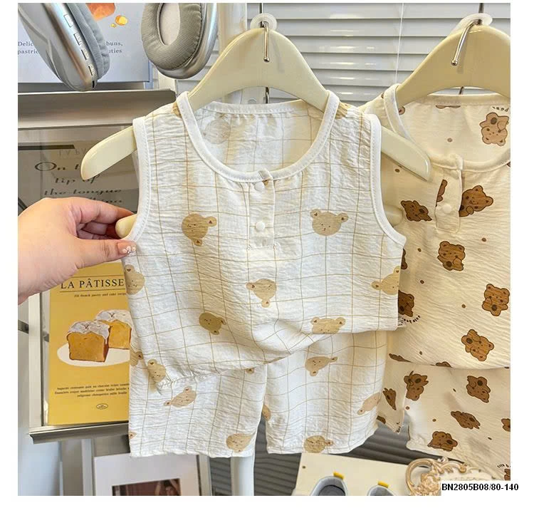 BỘ BA LỖ VẢI XÔ CHO BÉ