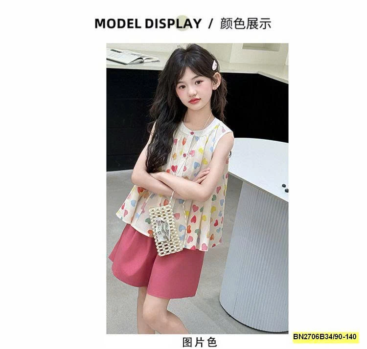 SÉT TRAI TIM HỒNG BÉ GÁI