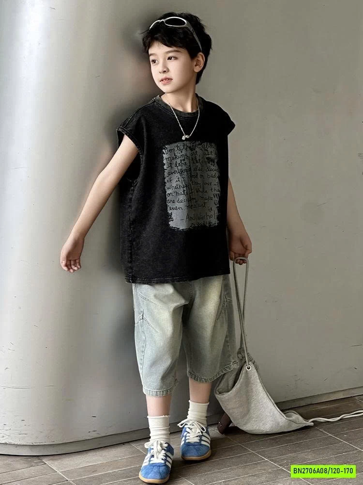 TANKTOP BẠC MÀU IN CHỮ