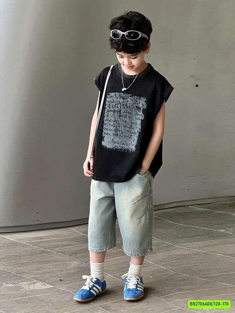 TANKTOP BẠC MÀU IN CHỮ