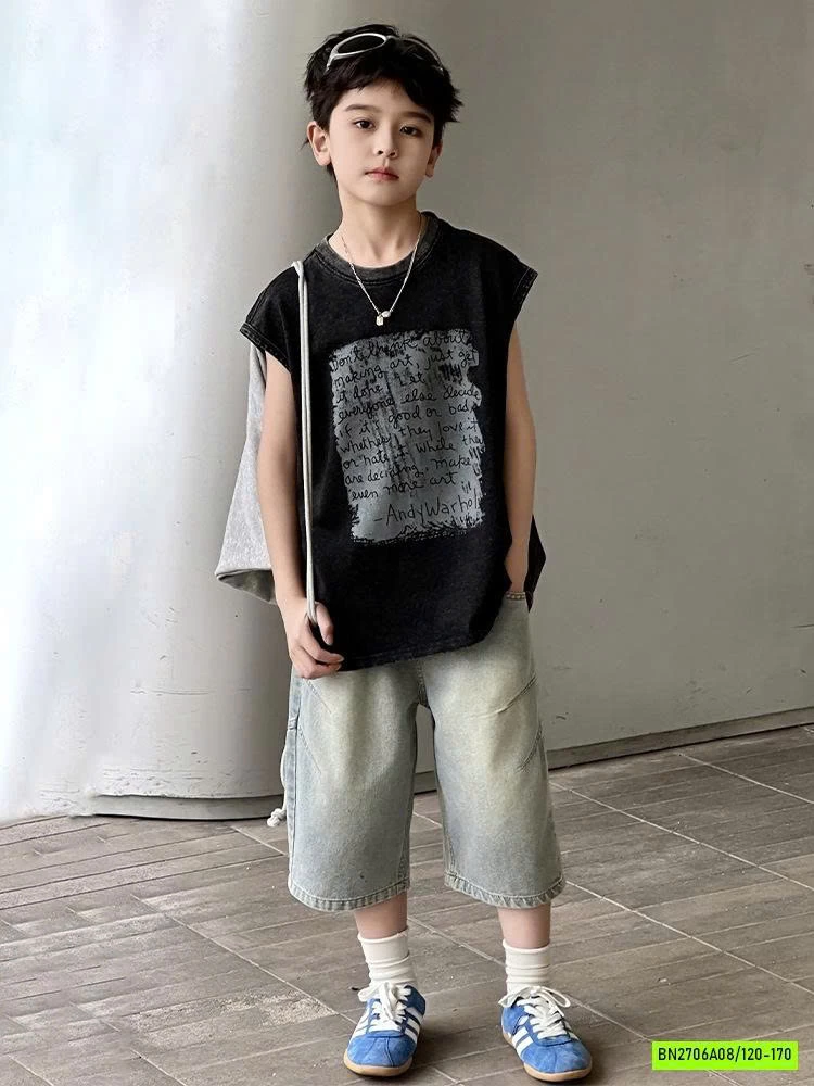 TANKTOP BẠC MÀU IN CHỮ