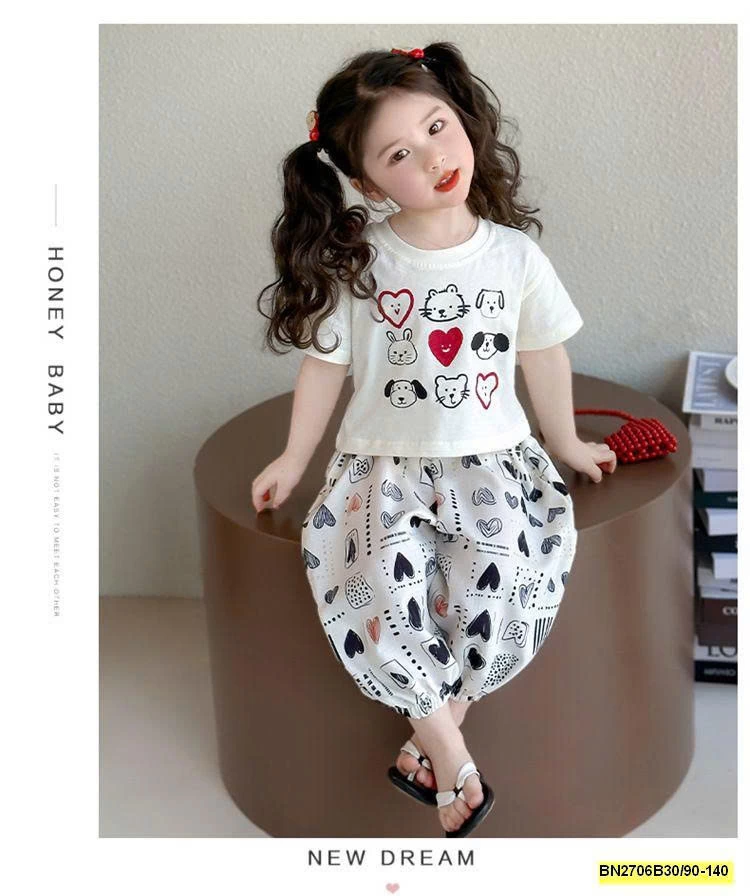 BỘ CÚN TRÁI TIM QUẦN BO GẤU