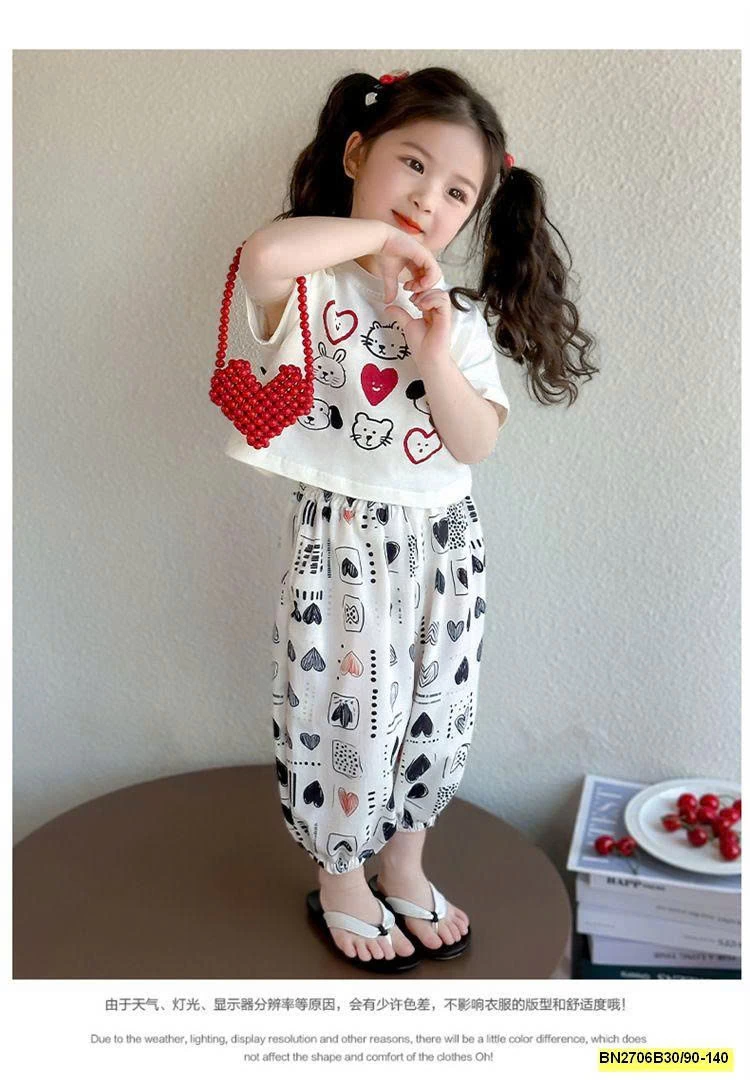 BỘ CÚN TRÁI TIM QUẦN BO GẤU