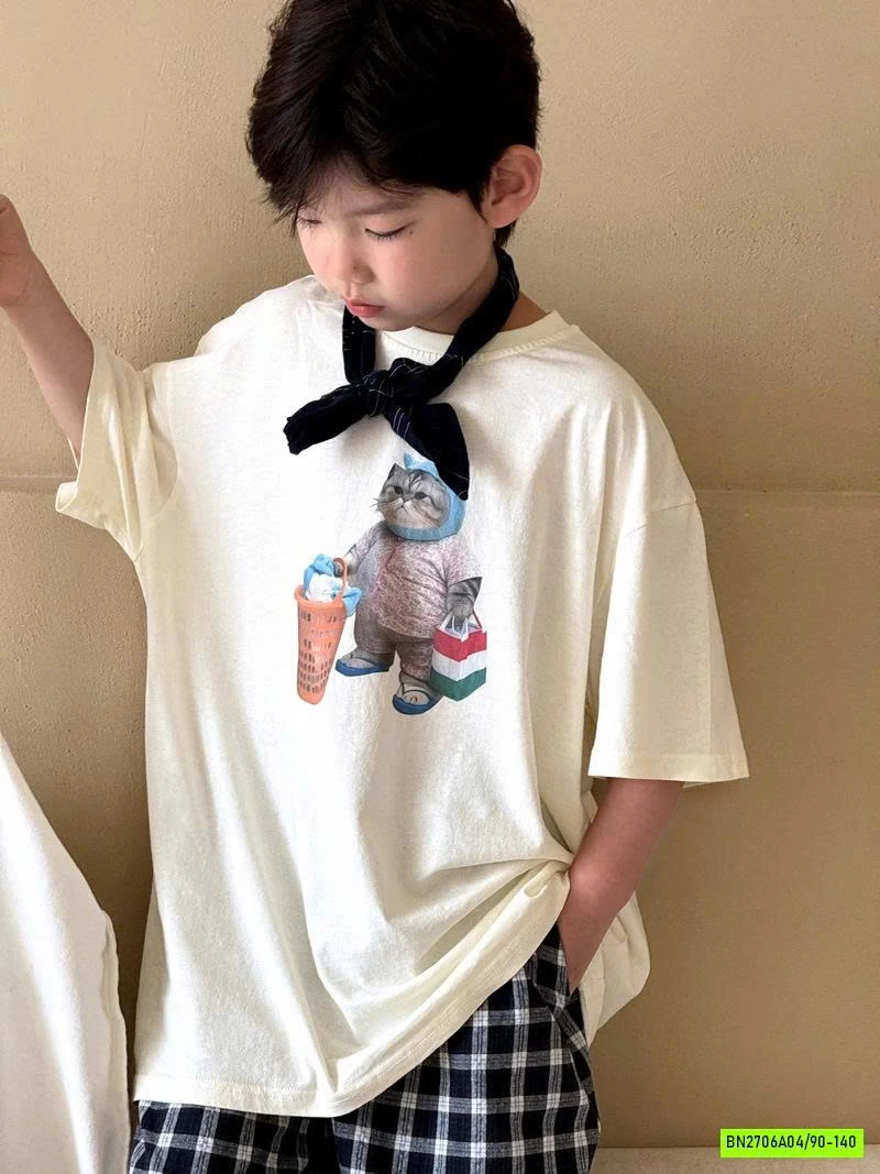 ÁO THUN MÈO BT