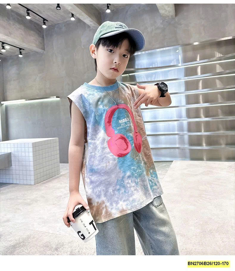 TANKTOP TAI NGHE LOANG MÀU