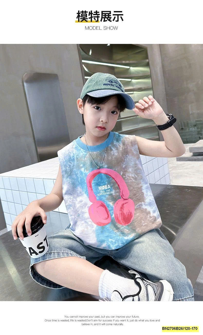 TANKTOP TAI NGHE LOANG MÀU