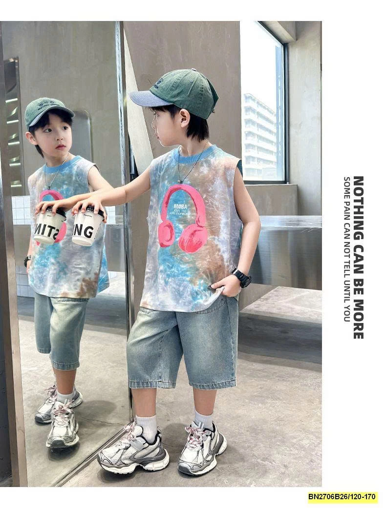 TANKTOP TAI NGHE LOANG MÀU