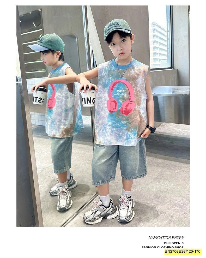 TANKTOP TAI NGHE LOANG MÀU