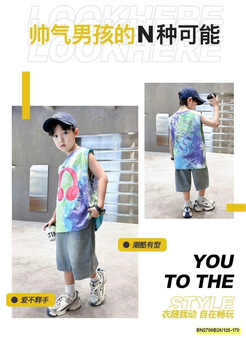 TANKTOP TAI NGHE LOANG MÀU