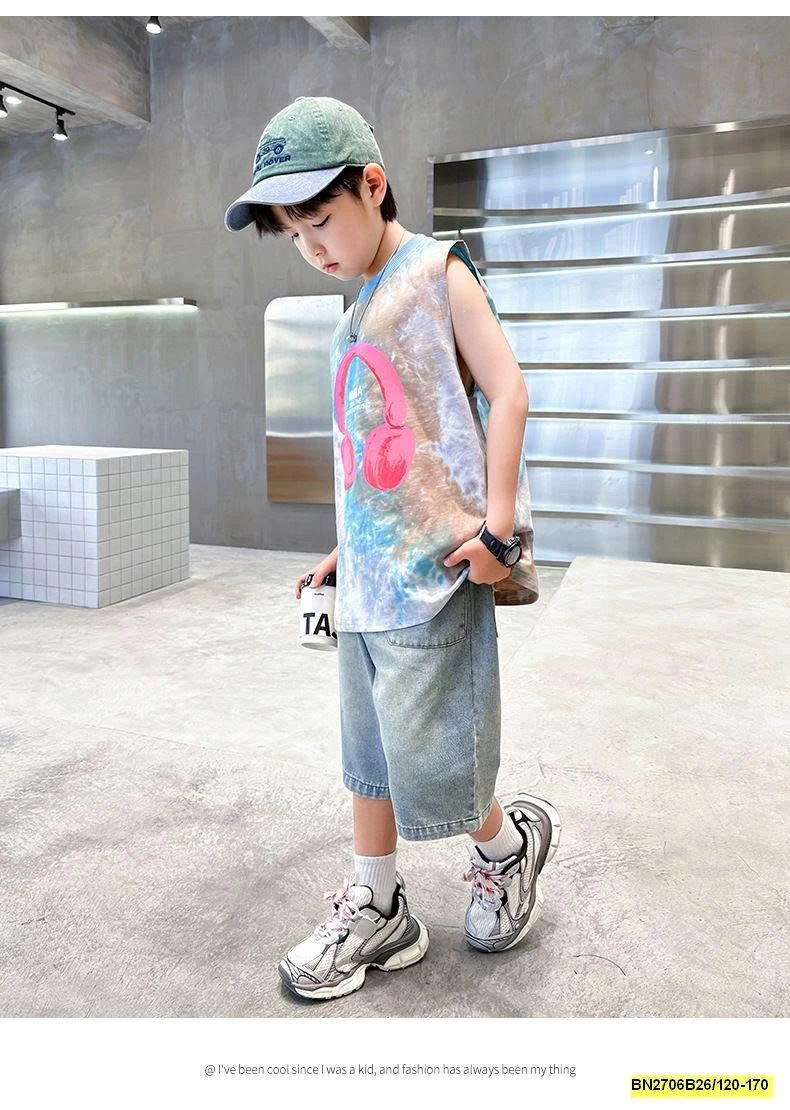 TANKTOP TAI NGHE LOANG MÀU