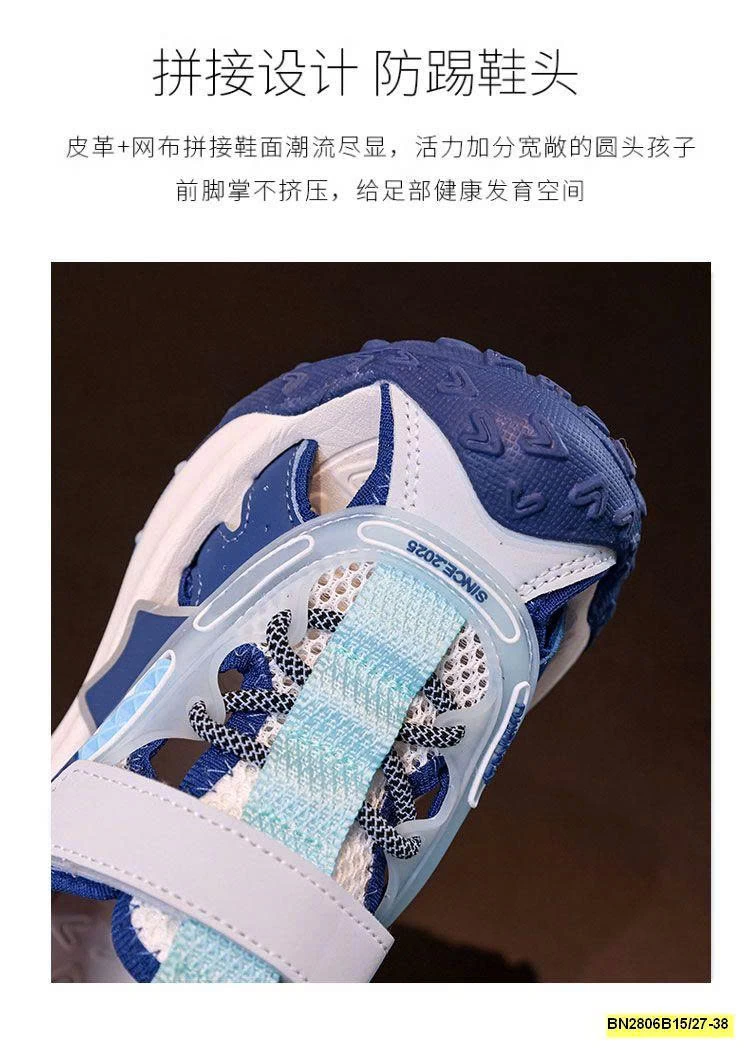 SANDAL LƯỚI PHỐI MÀU