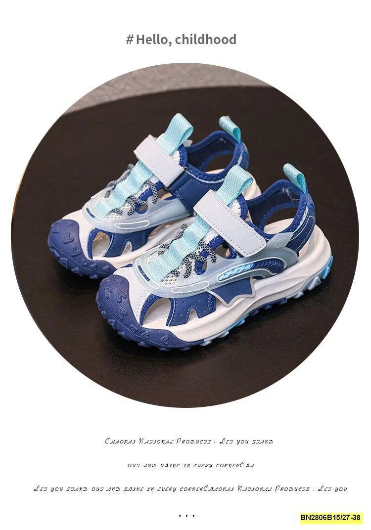 SANDAL LƯỚI PHỐI MÀU