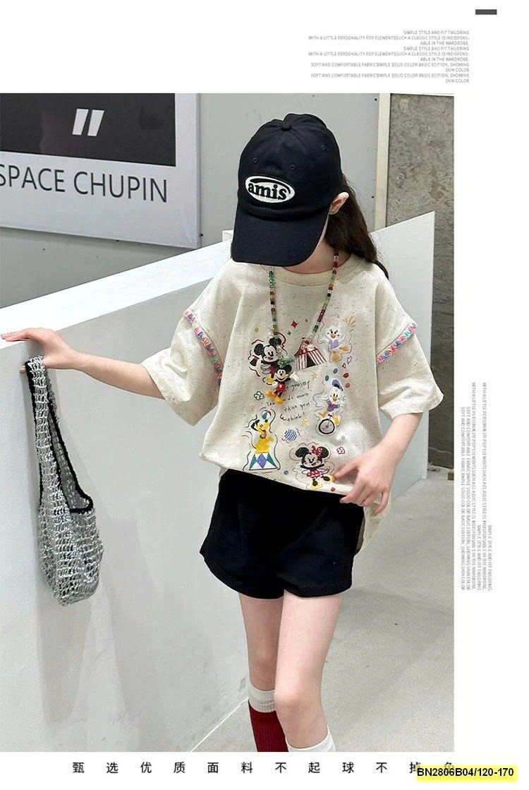 ÁO THUN MICKEY MUỐI TIÊU