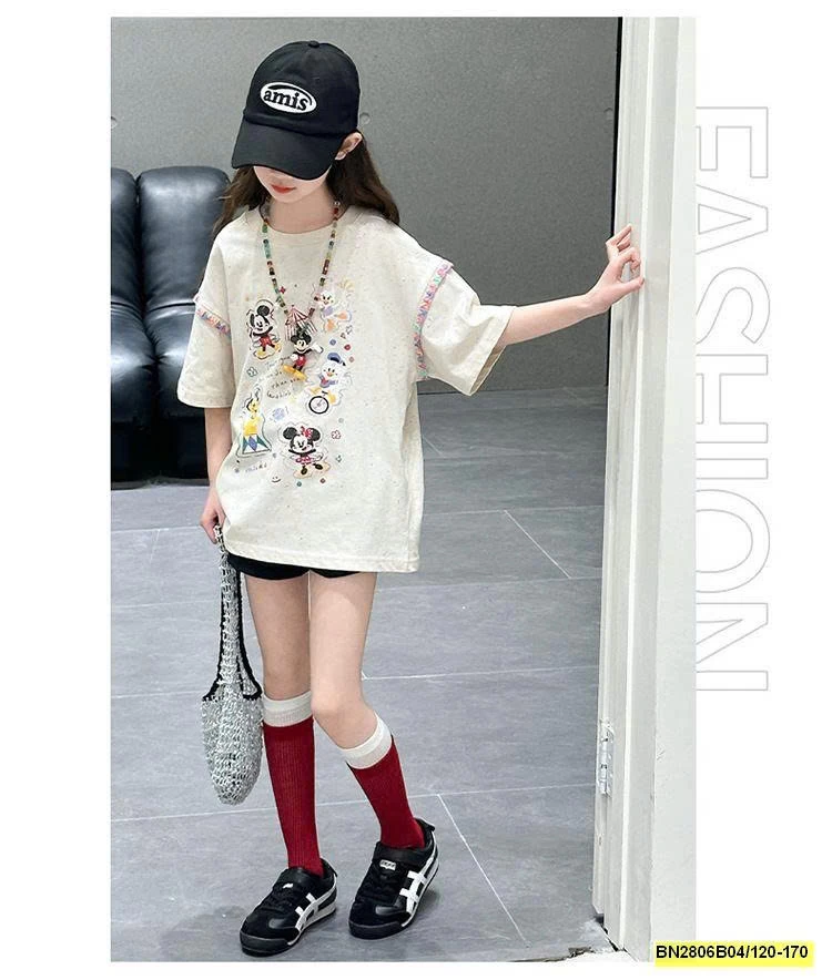 ÁO THUN MICKEY MUỐI TIÊU