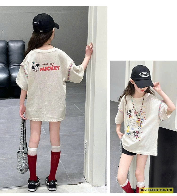 ÁO THUN MICKEY MUỐI TIÊU