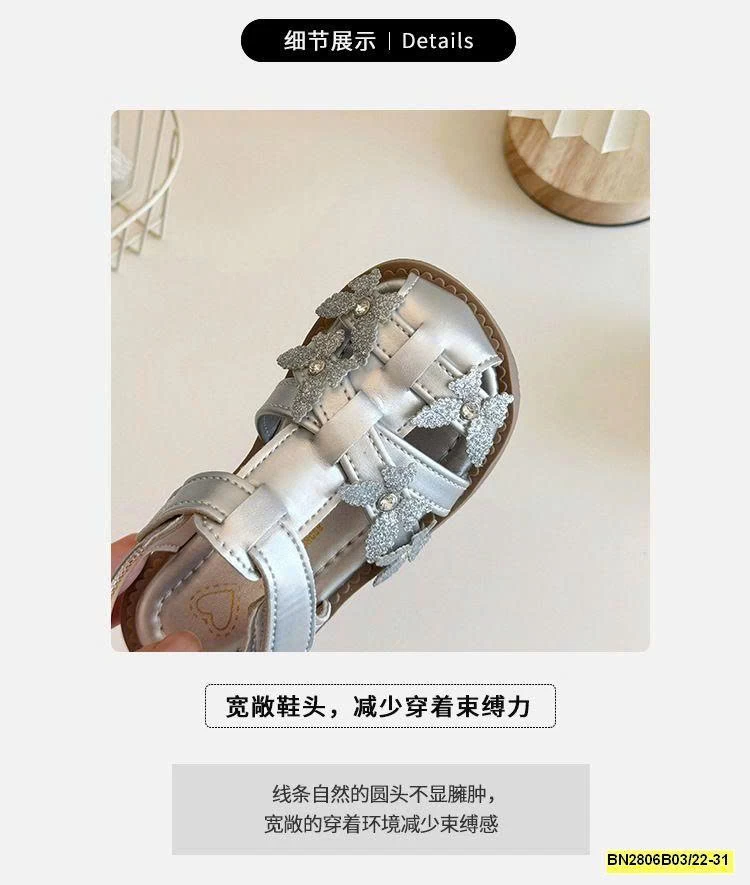 SANDAL GẮN BƯỚM BÉ GÁI