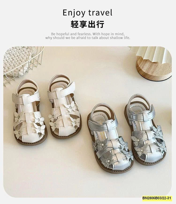 SANDAL GẮN BƯỚM BÉ GÁI