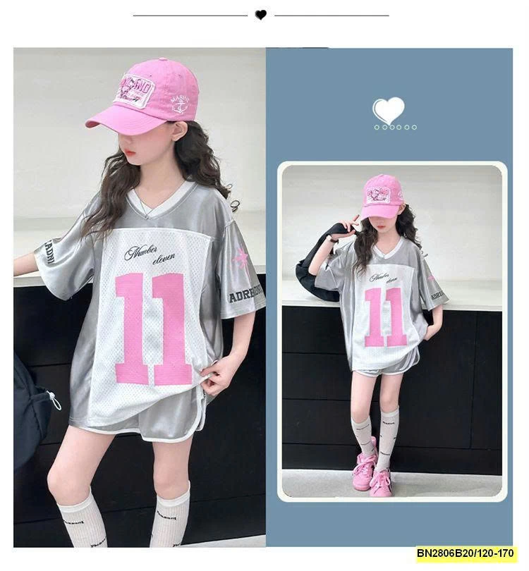 SÉT THỂ THAO SỐ 11 BÉ GÁI