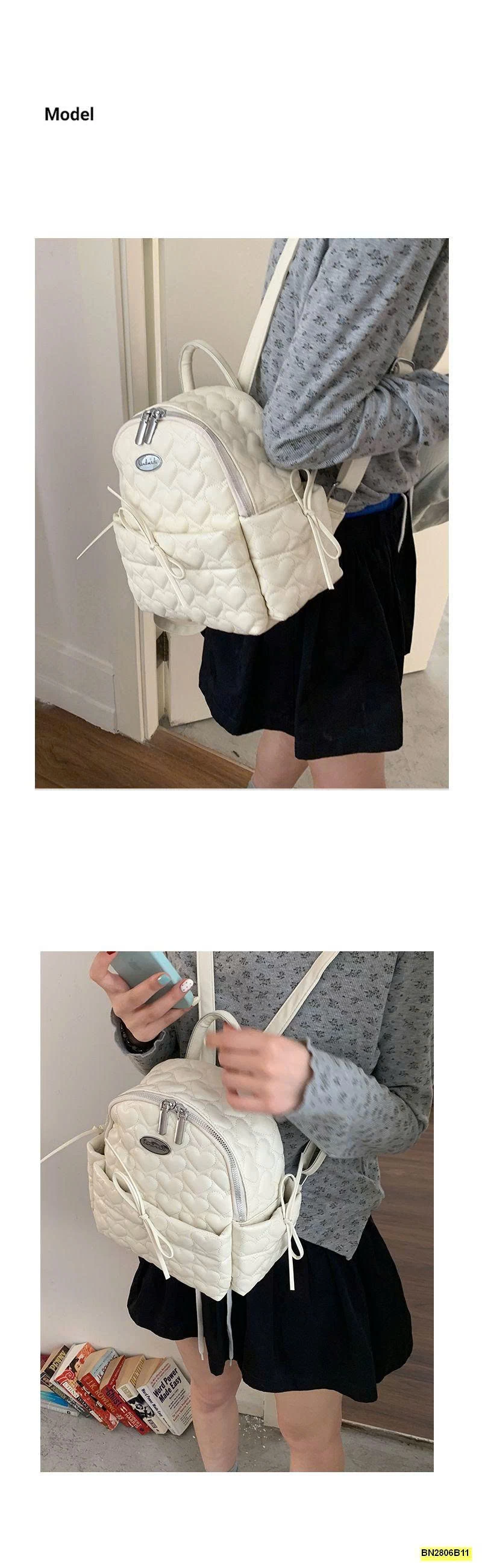 BALO MINI TRÁI TIM THỜI TRANG