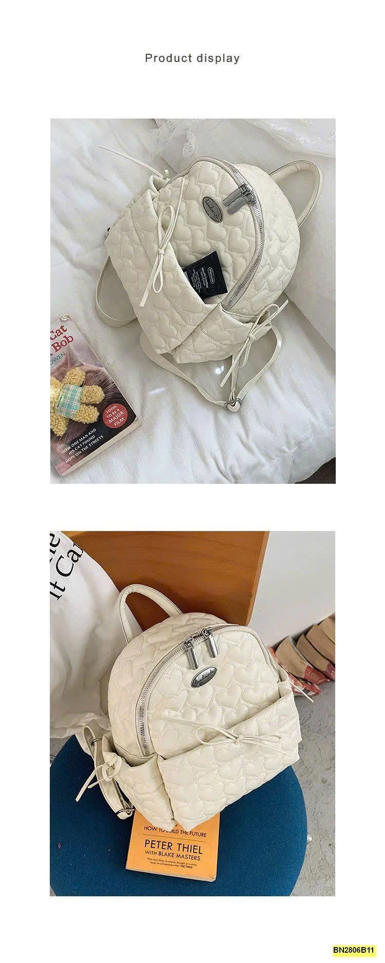 BALO MINI TRÁI TIM THỜI TRANG