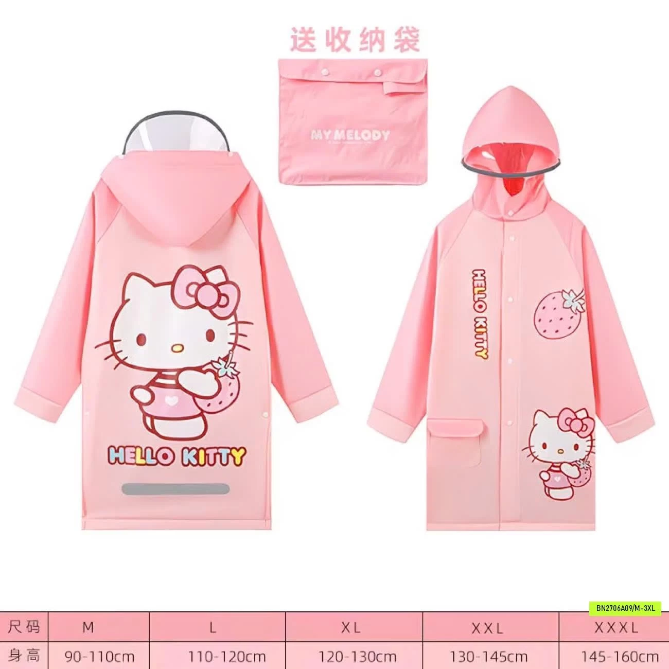 ÁO MƯA EVA SANRIO
