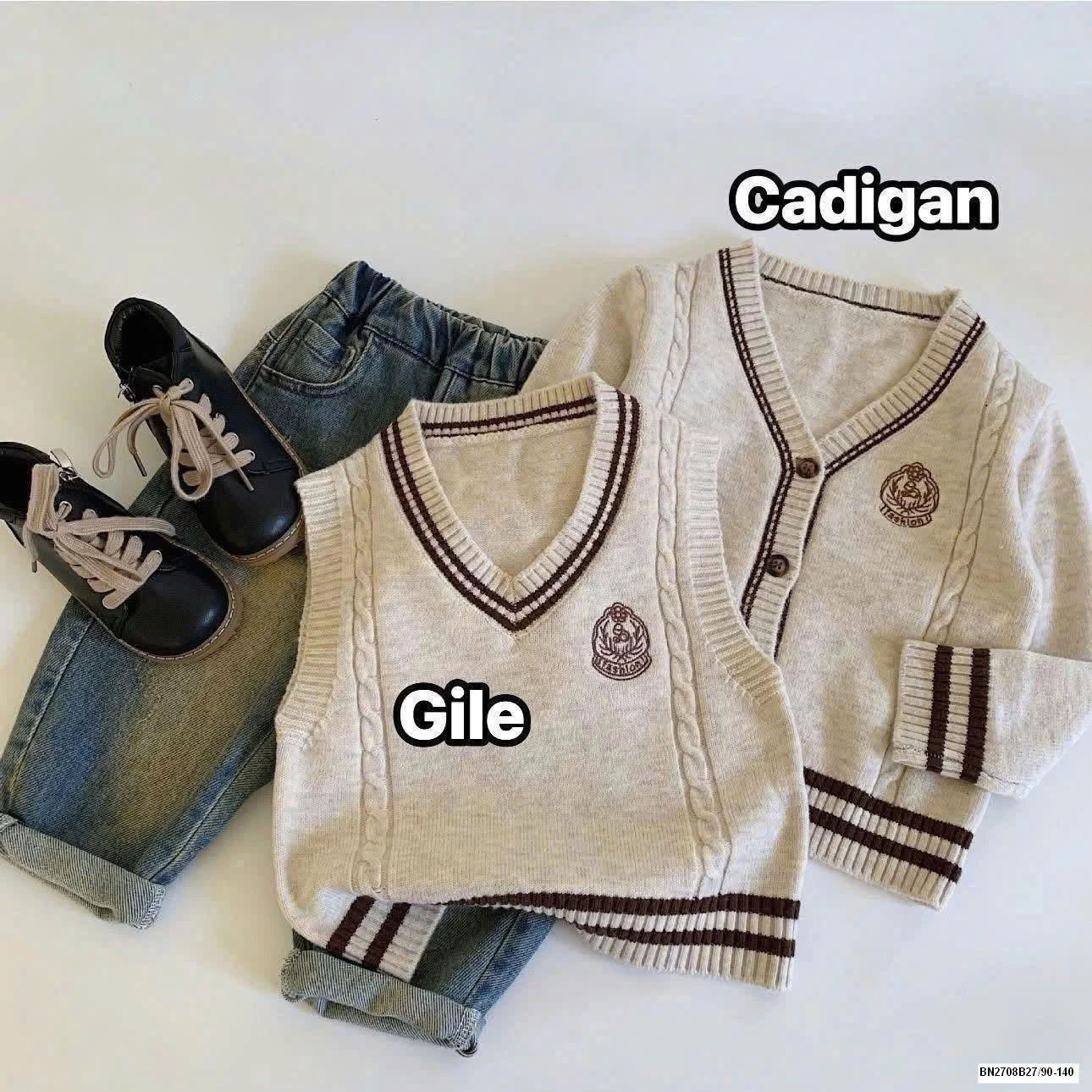 SÉT ÁO LEN 2 CHI TIẾT