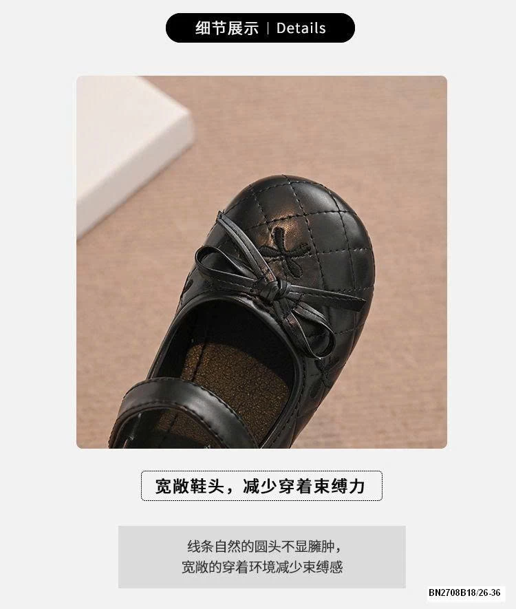 GIÀY BÚP BÊ THÊU NƠ