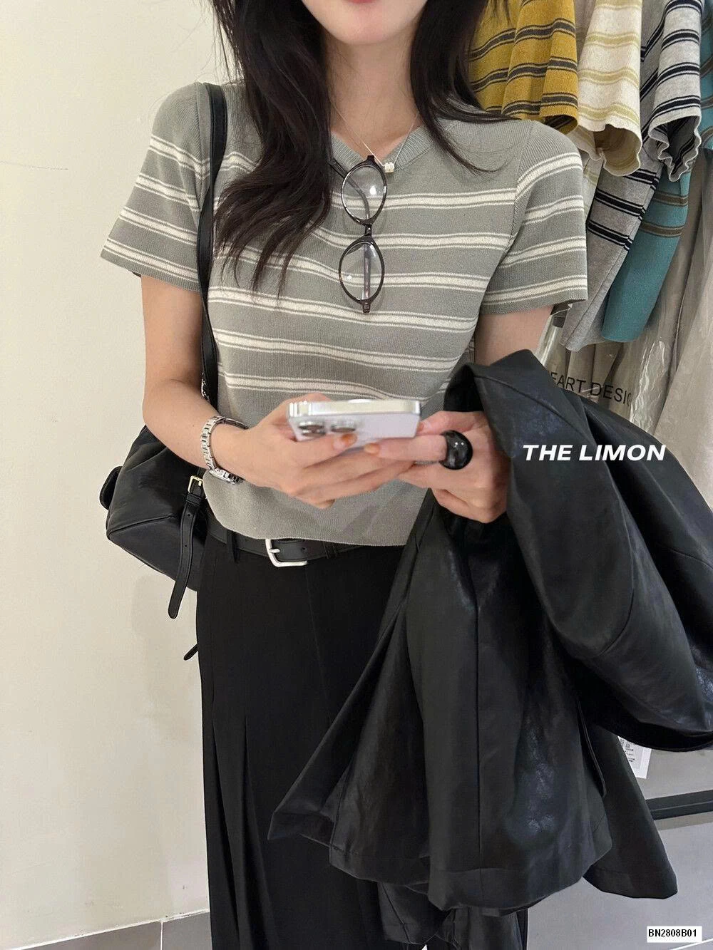 ÁO LEN DỆT PHỐI KẺ NỮ NHÀ THE LIMON