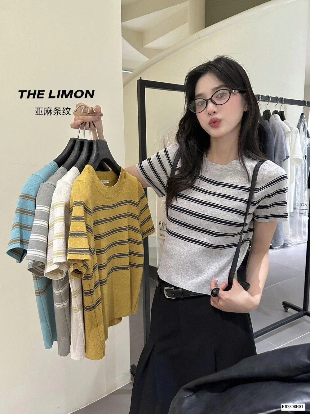 ÁO LEN DỆT PHỐI KẺ NỮ NHÀ THE LIMON