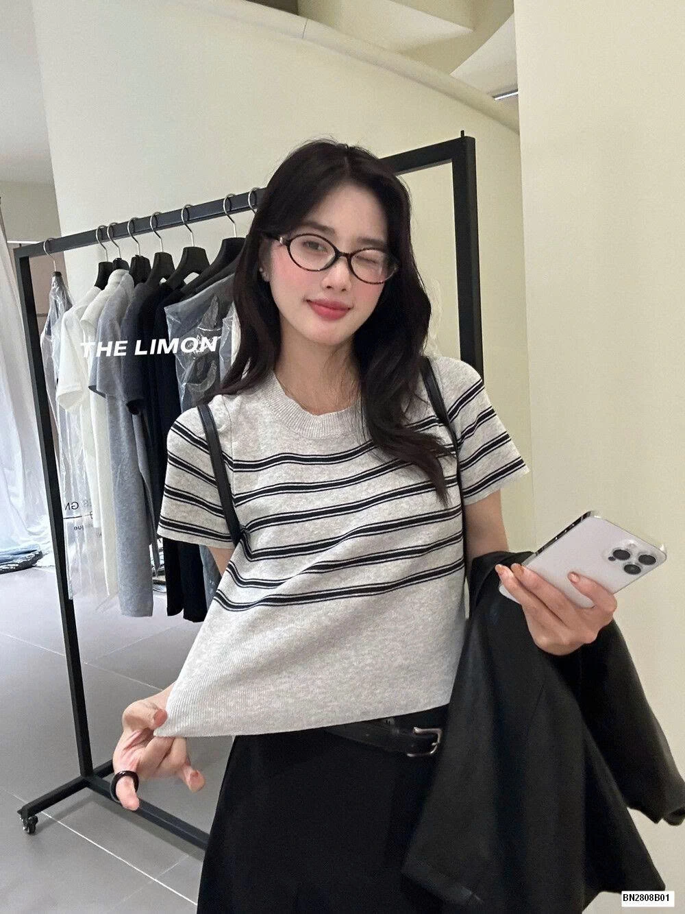 ÁO LEN DỆT PHỐI KẺ NỮ NHÀ THE LIMON