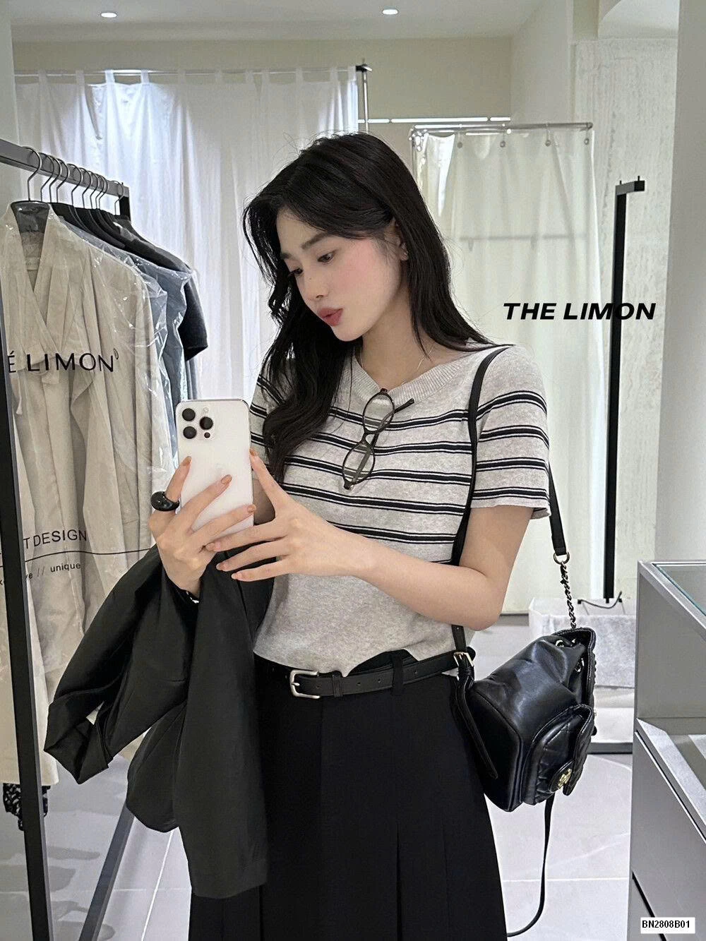 ÁO LEN DỆT PHỐI KẺ NỮ NHÀ THE LIMON