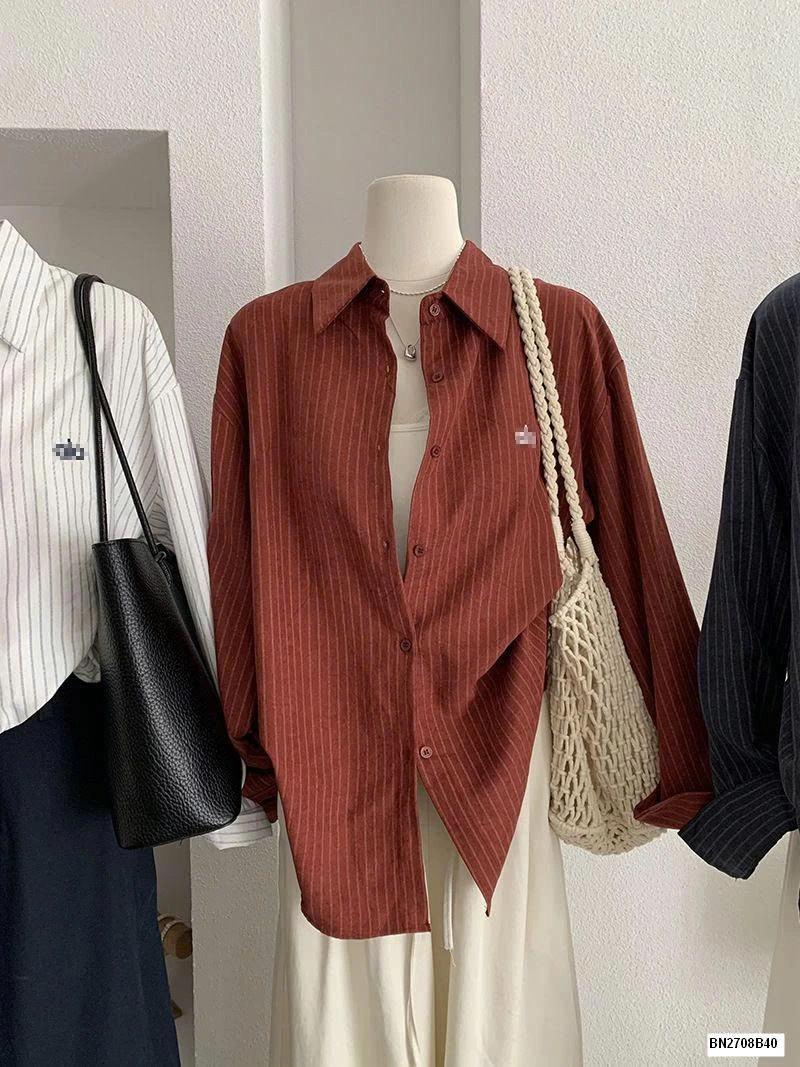 ÁO SƠ MI SỌC ALO