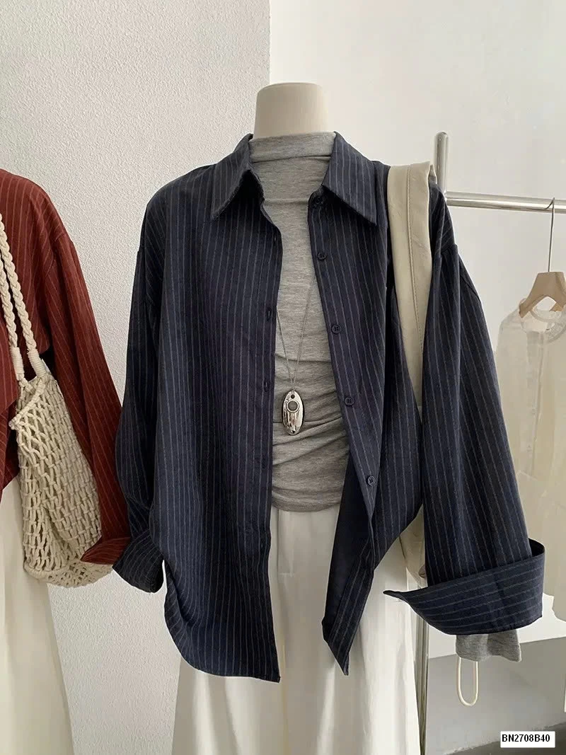 ÁO SƠ MI SỌC ALO