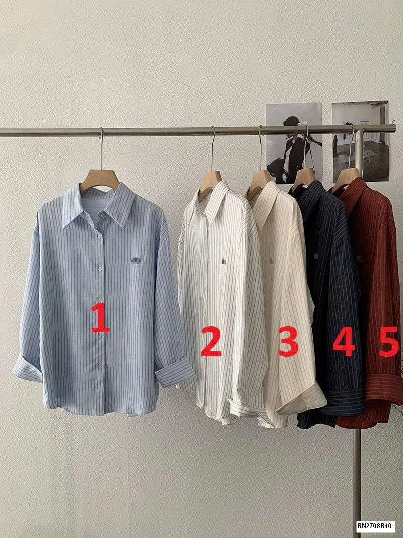 ÁO SƠ MI SỌC ALO