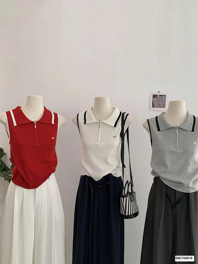 ÁO PLO SÁT NÁCH CỔ KHÓA