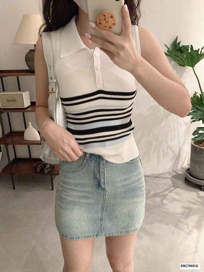 ÁO PLO LEN SÁT NÁCH KẺ NGANG