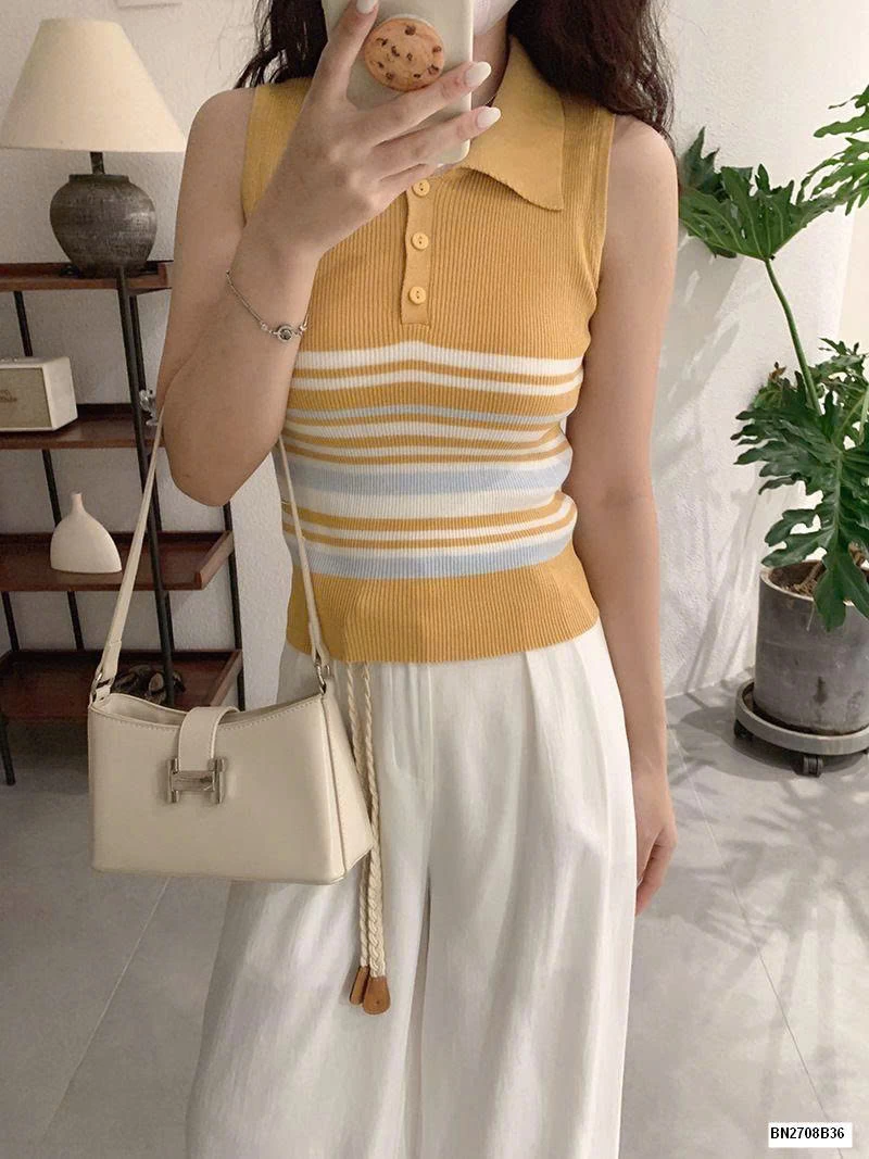 ÁO PLO LEN SÁT NÁCH KẺ NGANG