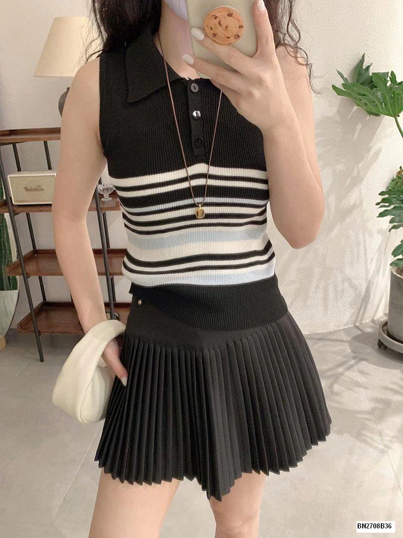 ÁO PLO LEN SÁT NÁCH KẺ NGANG