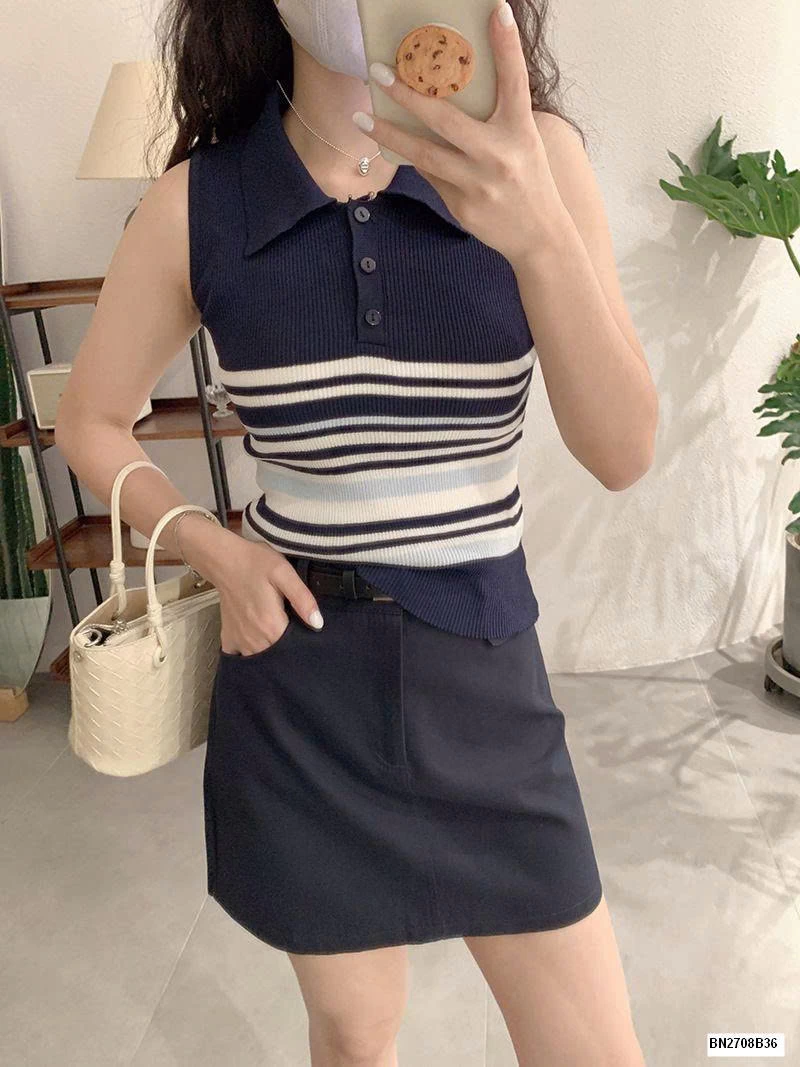 ÁO PLO LEN SÁT NÁCH KẺ NGANG