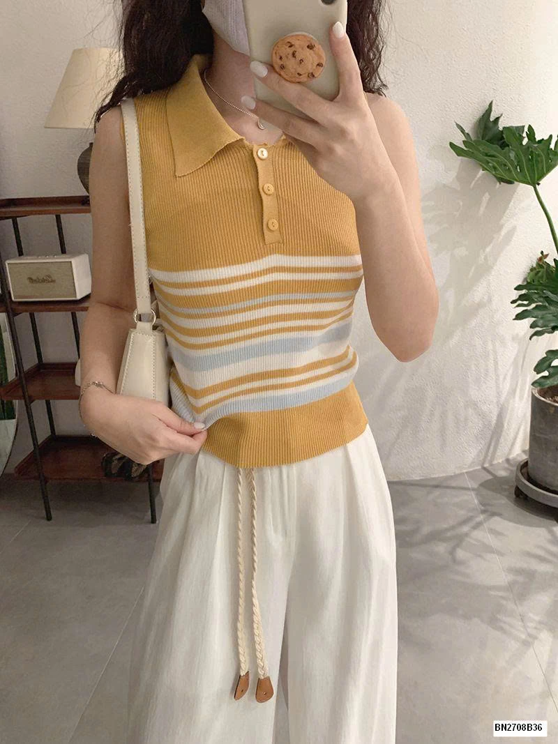 ÁO PLO LEN SÁT NÁCH KẺ NGANG