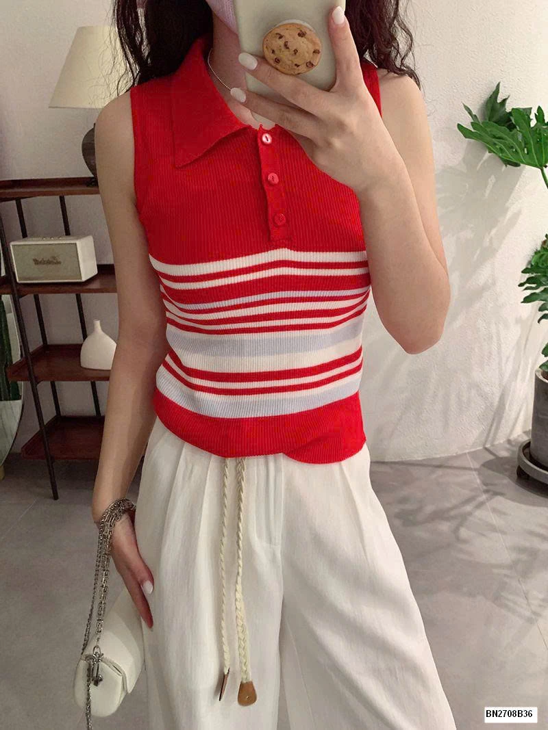 ÁO PLO LEN SÁT NÁCH KẺ NGANG