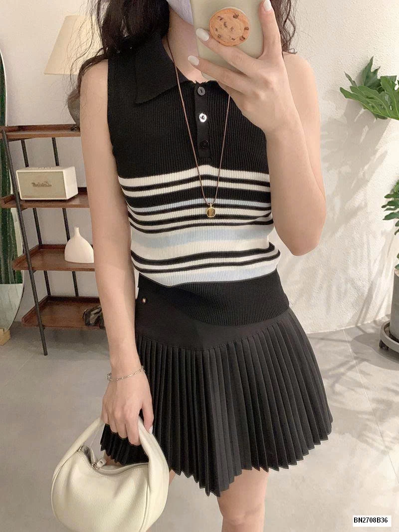 ÁO PLO LEN SÁT NÁCH KẺ NGANG