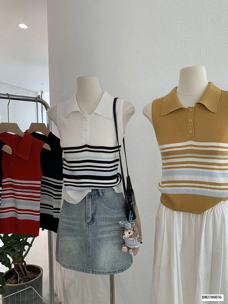 ÁO PLO LEN SÁT NÁCH KẺ NGANG