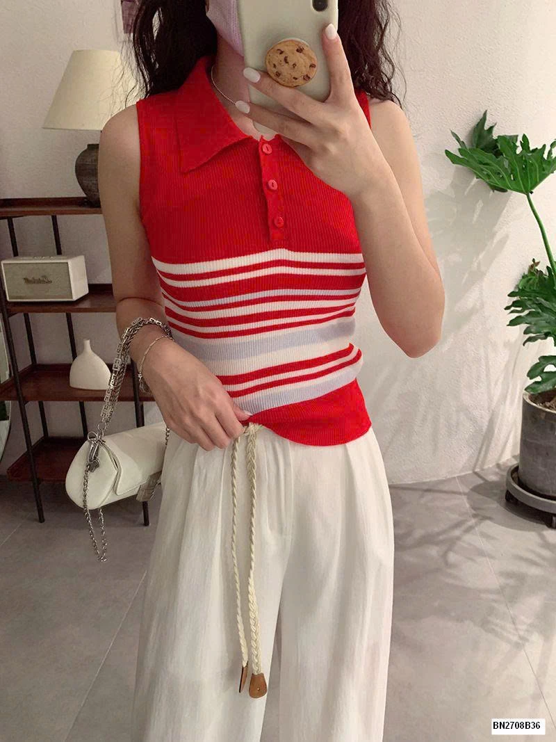 ÁO PLO LEN SÁT NÁCH KẺ NGANG