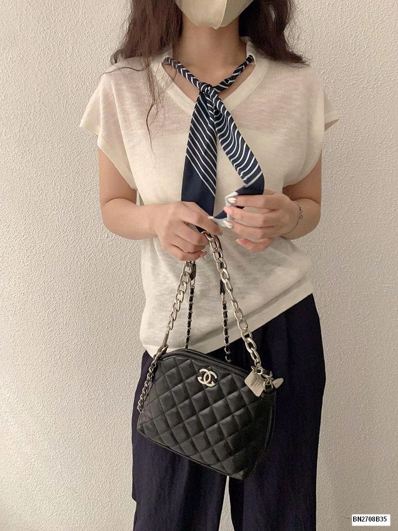 ÁO THUN LƯỚI  TAY HẾN LIỀN KHĂN