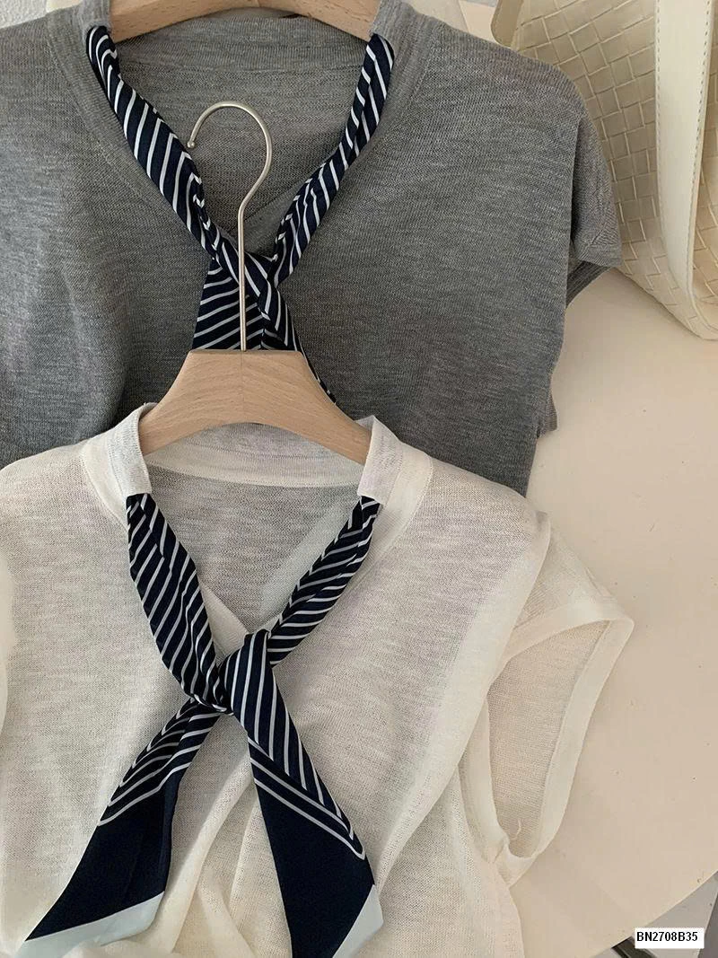 ÁO THUN LƯỚI  TAY HẾN LIỀN KHĂN