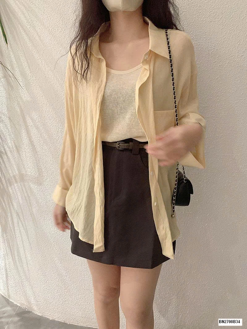 SƠ MI ĐŨI MỎNG CHỐNG NẮNG