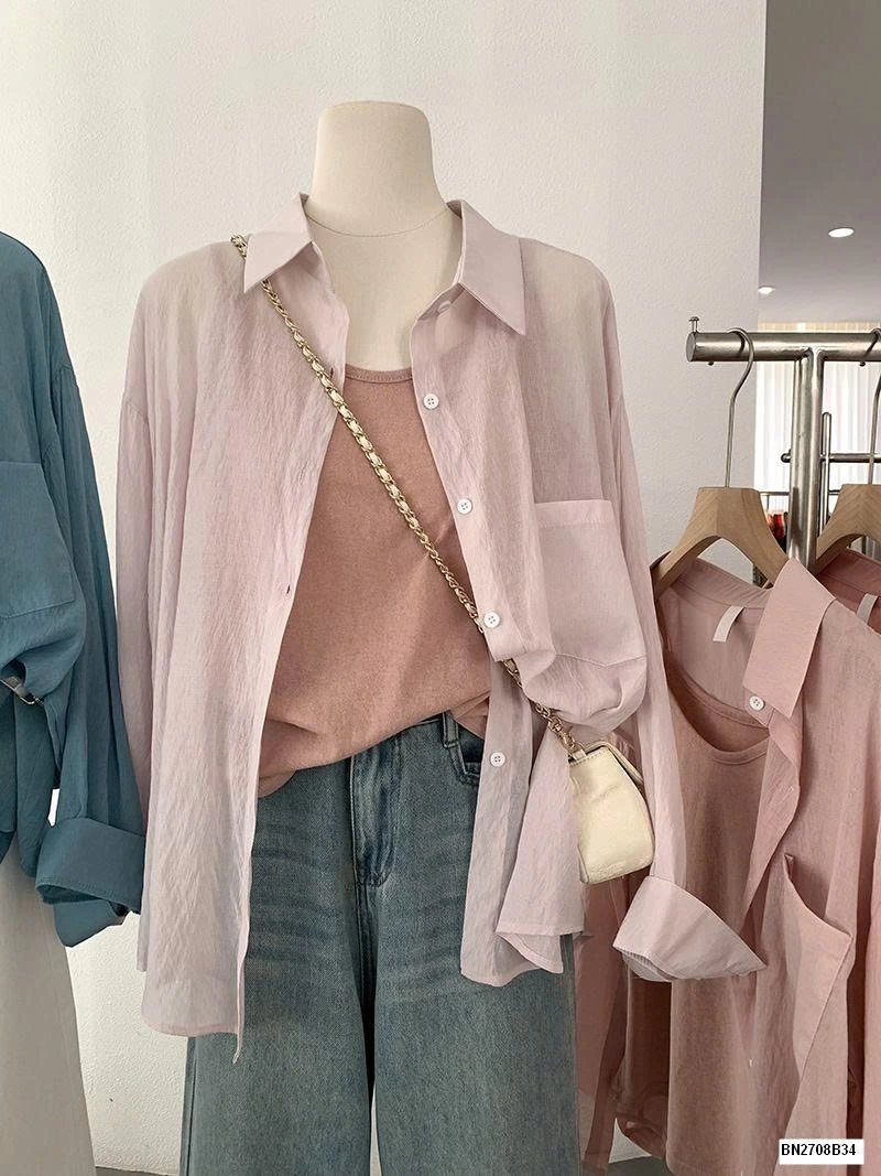 SƠ MI ĐŨI MỎNG CHỐNG NẮNG